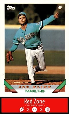 1993 Topps Traded - #95T Joe Klink NM Set Break. - Image 1 of 2