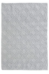 5' X 7' Gray Geometric Handmade Area Rug - Picture 1 of 5