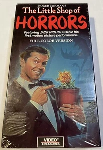 Little Shop Of Horrors 1960 VHS 1990 Jack Nicholson Brand New Factory Sealed - Picture 1 of 5