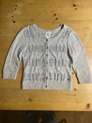 Suéter Cárdigan Roxy Teen Damas Quiksilver Gris Botón XL **BUEN ESTADO** Foto 1 de 4