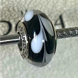 Pandora Murano Glass Scroll Charm - Picture 1 of 5