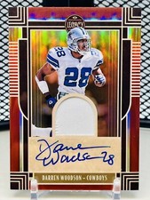 DARREN WOODSON AUTO PATCH SSP #d 15/50 2022 LEGACY FOOTBALL CARD COWBOYS LEGEND