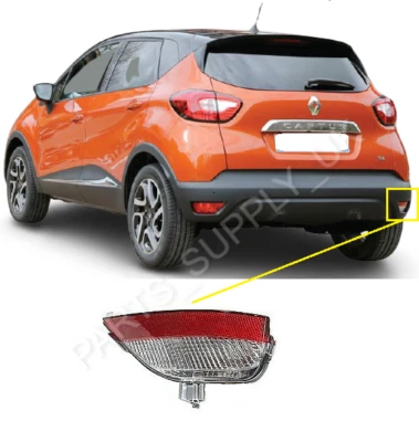 NUEVO PARA RENAULT CAPTUR 13-16 LÁMPARA DE PARACHOQUES TRASERO ROJO/BLANCO DERECHO LHD - Imagen 1 de 3
