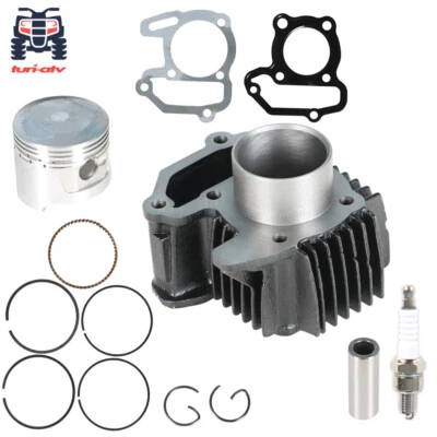 Cylinder Kit Piston Ring Gasket for Yamaha Badger 80 YFM80 Moto-4 Raptor 80cc - Image 1 of 4