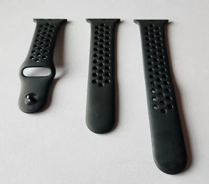 OEM Czarny antracytowy Apple Watch NIKE Sport Band 44mm SMALL & LARGE MX8E2AM / A - Zdjęcie 1 z 10