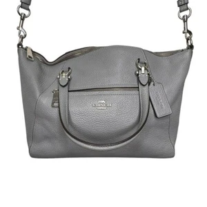 Coach Prairie Satchel Pebble Leather - Foto 1 di 13