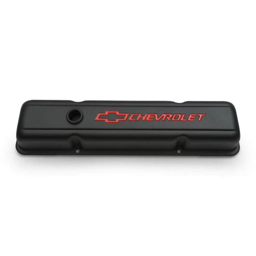 Proform Valve Covers Short Baffle For Chevrolet Small Block V8 59-86 Black - Image 1 of 1
