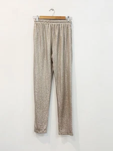 Designer Paul & Joe Size 8 36 FR Metallic Gold Chic Women's Pants - Picture 1 of 6