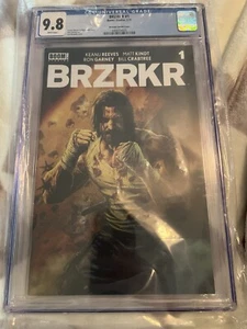 BRZRKR #1 CGC 9.8 (¡BOOM! 2021) Bermejo Variante 1:25 KEANU REEVES Serie Nueva - Imagen 1 de 2