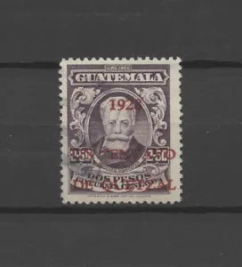 No: 73423 - GUATEMALA - UN SELLO DE PESOS ANTIGUOS w. SOBREIMPRESIÓN - USADO!! - Imagen 1 de 1