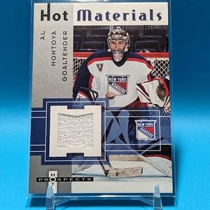 Al Montoya 2005-06 Hot Prospects Hot Materials #HMMO GU Jersey, RC, NYR - Picture 1 of 2