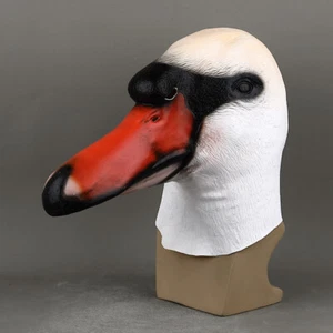 Cosplay Goose Duck Zoo Animals Masks Halloween Masquerade Mask Props Latex Props - Picture 1 of 11