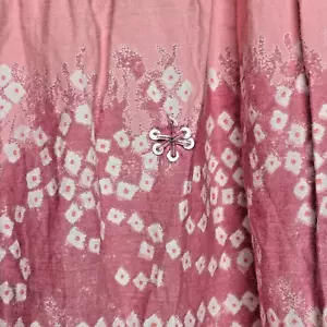 GAP Old Navy Teen XL 14 Rose Pink Fairy Dress Easter Tiered Smocked Bead/Sequin - Picture 1 of 14