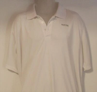 PACIFIC TRAIL / XXL / GOLF SHIRT POLO / Men's Short Sleeve White Polyester - Image 1 of 3