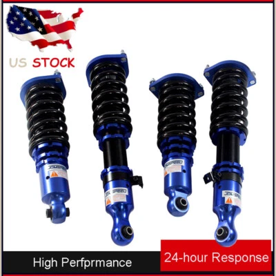 Blue COILOVER Suspension KIT FOR Mazda Miata MX5 NA NB 1990-2005 Shock - Image 1 of 4