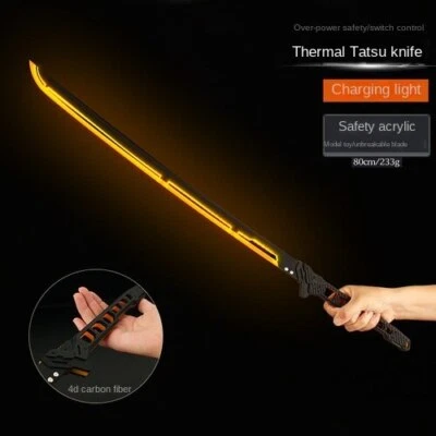 Hágalo usted mismo Cyberpunk 2077 Katana Térmica Hoja Samurai Funcional LED Juguete para Adultos Foto 1 de 4
