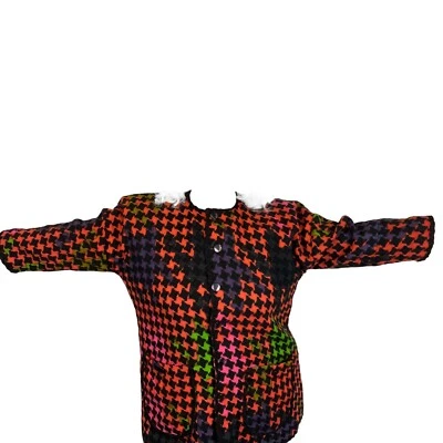 Chaqueta Blazer Audaz Colorida Para Mujer Talla 2X 3X Hecha a Mano A Medida Divertidos Colores Plus Foto 1 de 4