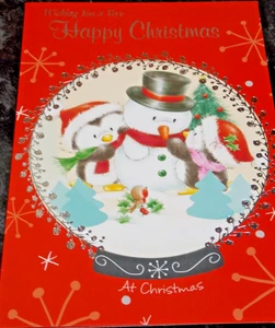 6 Stück Frohe Weihnachten Karten. (HC26) - Bild 1 von 3