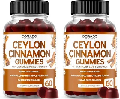 Gomitas de canela de Ceilán (60 unidades) vinagre de sidra de manzana canela, cúrcuma, berbe Foto 1 de 4