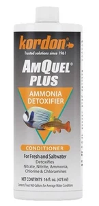 Acondicionador de agua para acuario Kordon Amquel Plus - Desintoxica instantáneamente el amoníaco y - Imagen 1 de 7