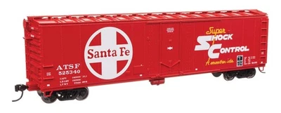 Walthers HO Scale ~ 50' PC&F Insulated Boxcar ~ Santa Fe #525340 ~ 910-2848 - Image 1 of 4
