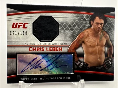 Chris Leben 2010 Knockout Auto Relic 121/188 UFC - 1765 - Image 1 of 2