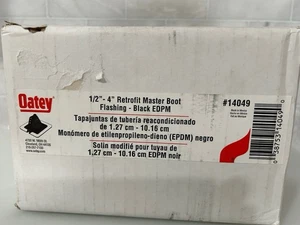Oatey Retro Master Blitz 8 Zoll x 8 zoll Entlüftungsrohr Dacheinschlag mit 1/4 Zoll - 4 - Bild 1 von 4