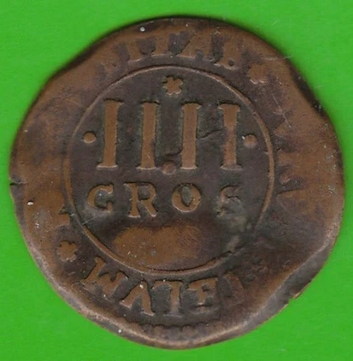 Coin Minden 4 Groschen 1634 Siege, Very Rare nswleipzig - Image 1 of 3