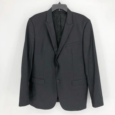 MEXX Metropolitan Suit Jacket 46R Charcoal Grey Wool Blend Slim Fit Blazer NWOT - Image 1 of 4