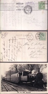ISLE OF MAN SAMMLUNG VON STRASSENBAHN & EISENBAHN KARTEN/HÜLLEN ETC. - Bild 1 von 15