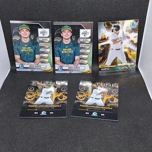(5) 2024 Bowman Chrome Nick Kurtz Prospect Draft Night, In Tune, Power Plasma - Bild 1 von 2