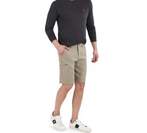 Chaps Mens Stretch Cargo Pocket Trail Shorts Khaki Size 40 WAIST NEW - Picture 1 of 2