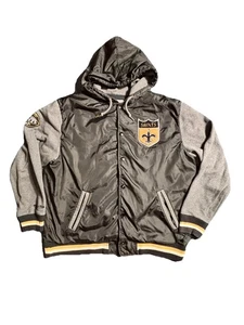 Chaqueta New Orleans Saints Mitchell And Ness Snap Satin para hombre 2XL - Imagen 1 de 11