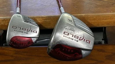 Callaway Big Bertha Diablo 10° Driver Aldila Graphite 65-R 5 Fair Way Wood 18* - Image 1 of 4