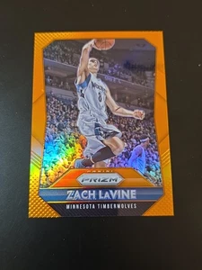 2015-16 Panini Prizm Orange Prizm Refractor #28/65 Zach Lavine #204 2nd Year  - Picture 1 of 3