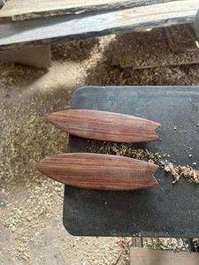 2pcs Wooden Mini Surfboards | Handmade DIY Beach Decor | Wall Art, Toys & Gifts - Picture 1 of 3