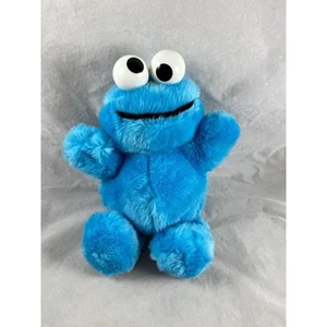 Playskool Monstruo Galleta Peluche Animal Sonajero Ojos Muppet 11" De Colección Años 80 - Imagen 1 de 6