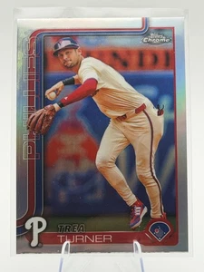 Trea Turner 2025 Topps Chrome Refractors Philadelphia Phillies - Bild 1 von 2