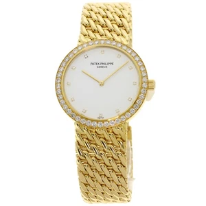 Relojes PATEK PHILIPPE Calatrava Bisel 12P Diamantes 5006/17J-001 K18 Amarillo G... - Imagen 1 de 23