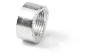 O2 Oxygen sensor bung 02 fitting wideband nut PRE-CURVED  LESS WORK Better Fit!! - Picture 1 of 4