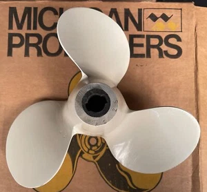 Michigan Wheel PS-25 Elgin, Scott Outboard Aluminum Boat Propeller 9" x 10 Pitch - Picture 1 of 3