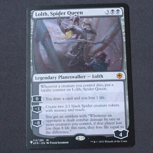 Lolth, Spider Queen 112 Magic The List Reimpresiones (LISTA) Mythic casi nuevo - Imagen 1 de 2
