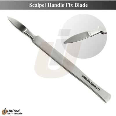 Medical Scalpel W/ Blade Knife Dental Surgical & Podiatry Tissue Cut Surgery Lab - Image 1 of 2