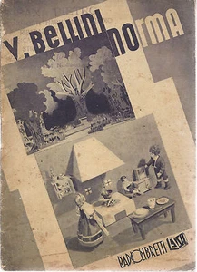 NORMA - V. BELLINI # LIBRETTO D'OPERA - F. Romani - Ed. ES S.A.  1938 - Imagen 1 de 1