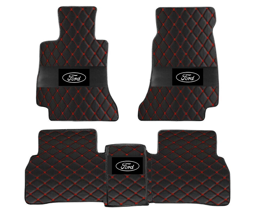 Suitable for Ford F-150 front&rear car floor mats waterproof custom anti slip Foto 1 de 4
