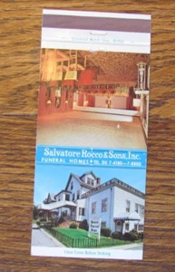 SALVATORE ROCCO FUNERAL HOME MATCHBOOK COVER: EVERETT, MASSACHUSETTS -C10 - Imagen 1 de 3