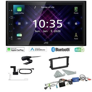 JVC Autoradio Apple CarPlay Android Auto DAB+ für Skoda Rapid Canbus und LFB - Bild 1 von 8