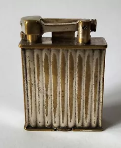 Vintage Petrol Lighter Parker Alfred Dunhill Paris Fab. Francaise Not Tested - Imagen 1 de 24