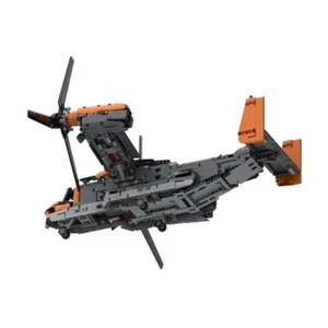 MOC-60447 Military V22 Fishhawk Model Dynamic Version/1607 Pieces Good Quality - Picture 1 of 4