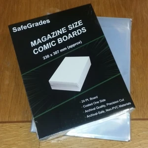 100 x Magazine ( Bags And Boards ) FITS MOST BRITISH WEEKLY 235 x 305 38mm Flap - Picture 1 of 1